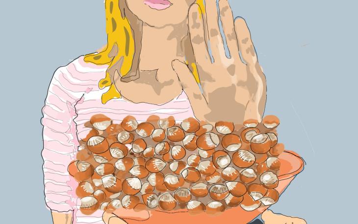 Behandlung einer Haselnussallergie