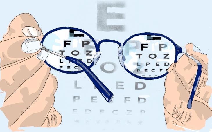 Altersweitsichtigkeit Brille