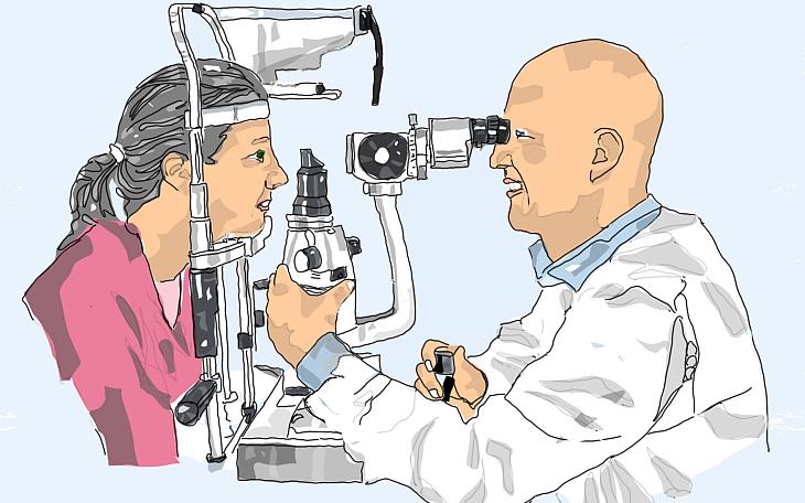 Arterienverschluss Auge - Diagnose