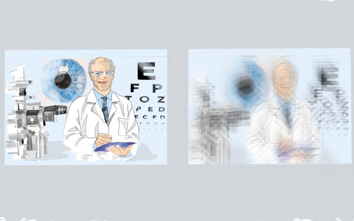 Hornhautverkrümmung Anzeichen