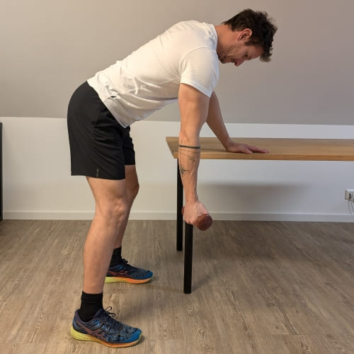 Übung Entzündung des Ellenbogens