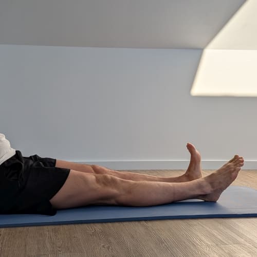 Übung Morbus Sudeck am Fuß