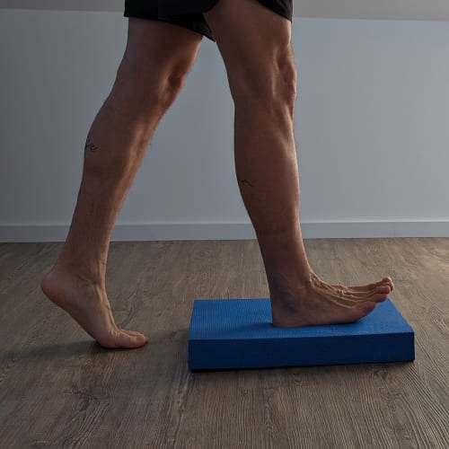 Übung Morbus Sudeck am Fuß