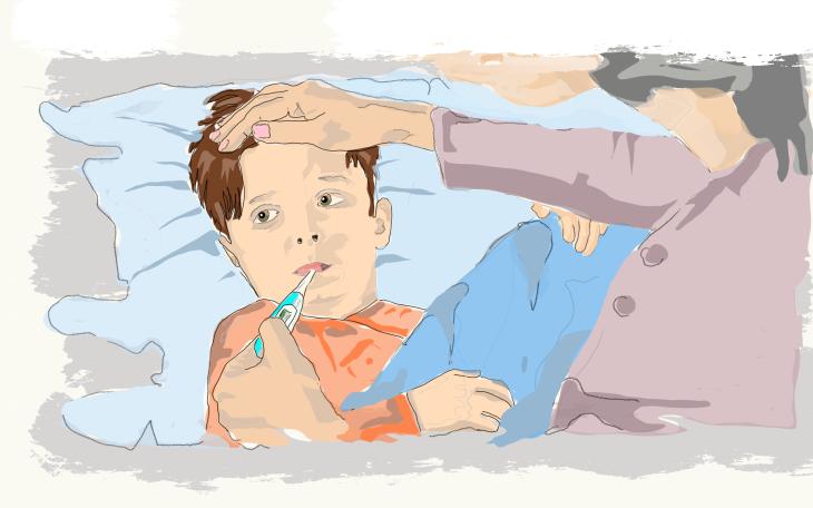 Grippe bei Kindern - Anzeichen