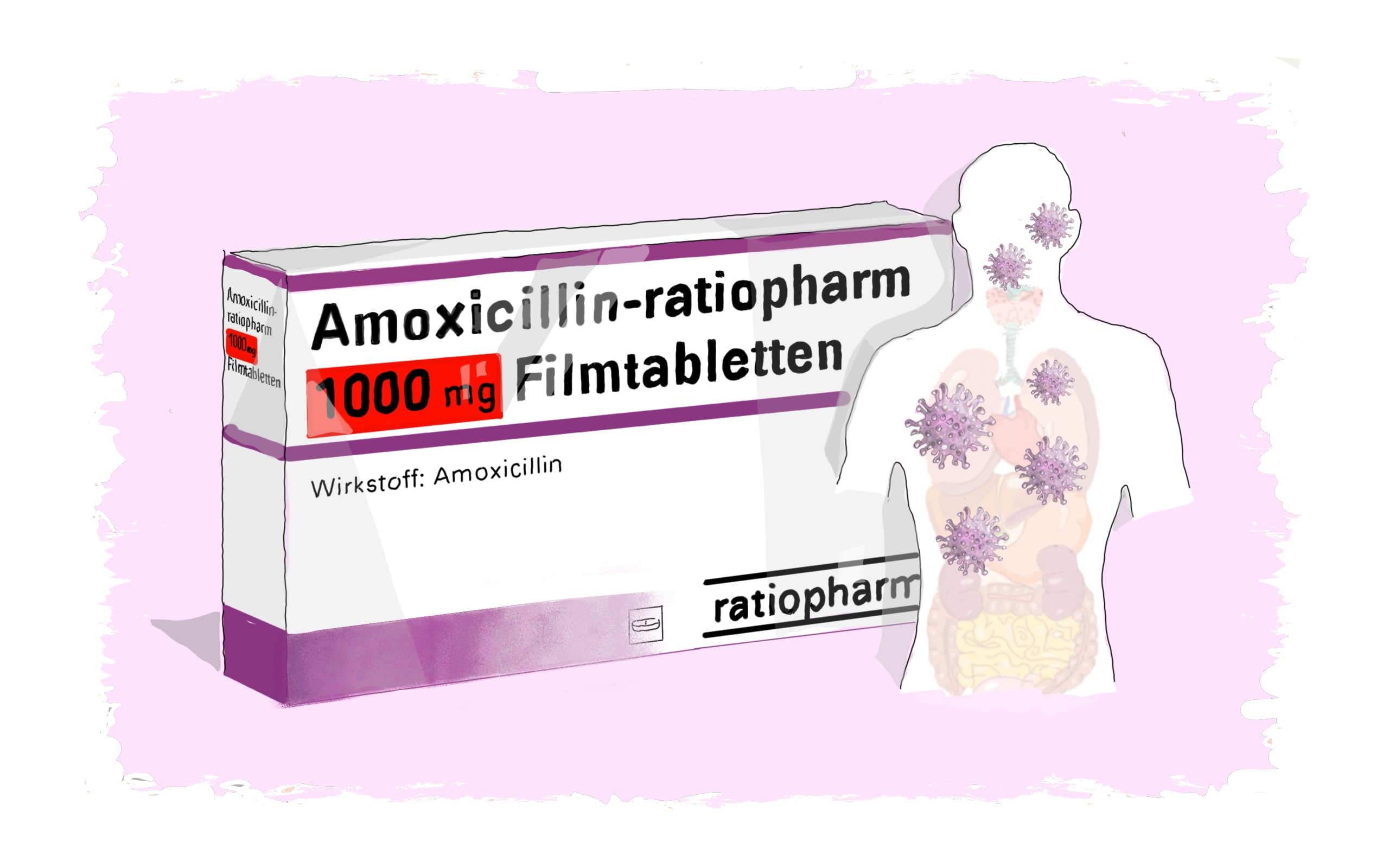 Amoxicillin-ratiopharm® 1000 mg Filmtabletten