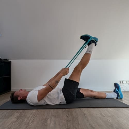 Übung Knieschmerzen nach Joggen