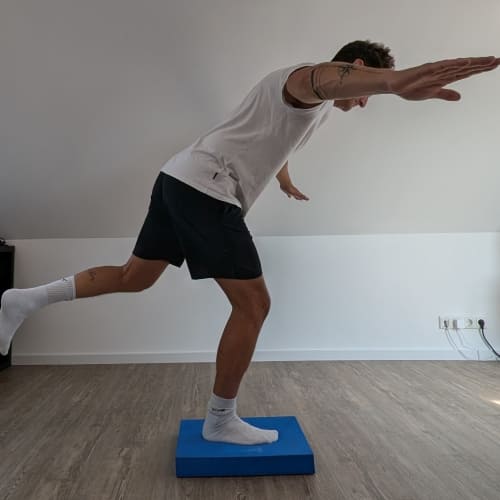 Übung Knieschmerzen nach Joggen