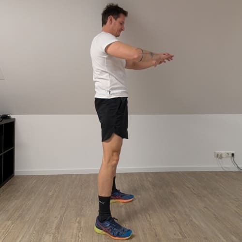 Übung Knieschmerzen nach Joggen